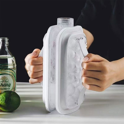 Portable Ice Hockey Pot Ice Cube Tray Water Bottle Clear Household Ice Maker
