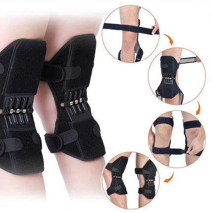 Adjustable Knee Support Booster Brace for Lifting Squatting Hiking and Sports