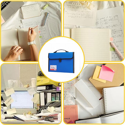 Expanding File A4 13 Pocket Document Organiser Paper Storage Wallet Folder