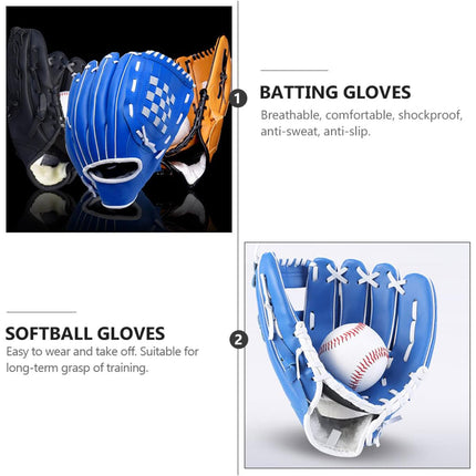 Baseball Glove Thickened Softball Glove Pitcher Mitt Sports Training Outdoor