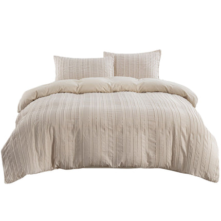 Bedding Set 3PCS Quilt Cover Pillowcase Soft Microfiber Queen Size Bedroom Decor
