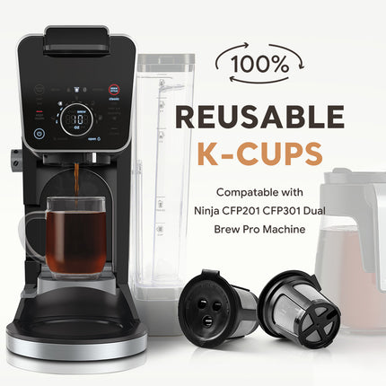 4PCS 3 Hole K-Cup Coffee Capsule Coffee Maker Reusable Filter For Keurig Brewers