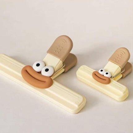 6pcs Plastic Clip Seal Food Snack Clip Sealer Bag Clips for Kitchen Storage