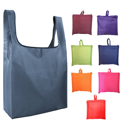 2pcs Foldable Portable Shopping Bags Reusable Eco-Friendly Washable Storage Bags