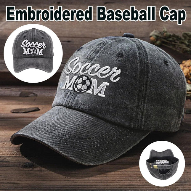 Embroidered Duck Tongue Baseball Hat Casual Cap for Men Women Adjustable Wear