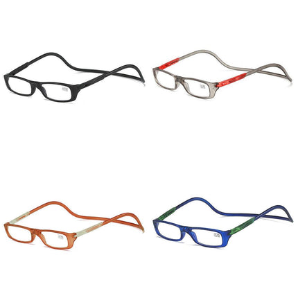 Folding Reading Glasses for Elderly Convenient Neck Hanging Portable Eyewear
