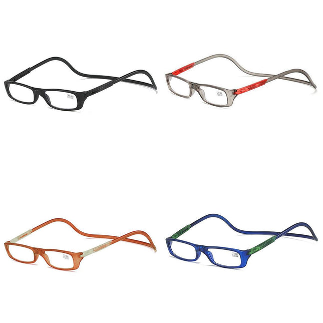 Folding Reading Glasses for Elderly Convenient Neck Hanging Portable Eyewear