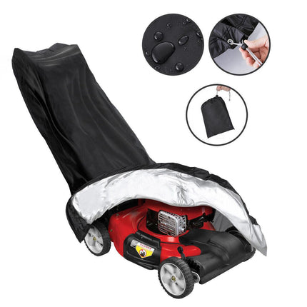 Universal Waterproof UV Lawn Mower Cover 193*64*112cm Rain Protection