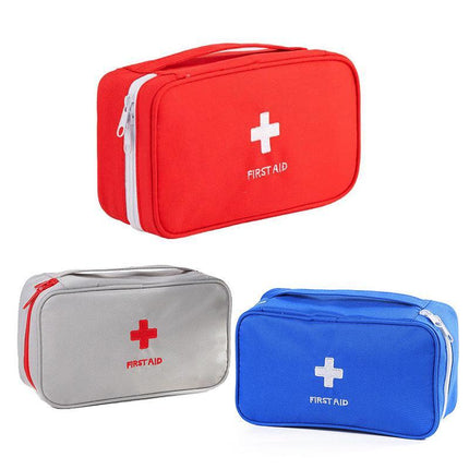 Portable Empty Emergency First Aid Box Pack Outdoor Camping Survival Bag - Aimall
