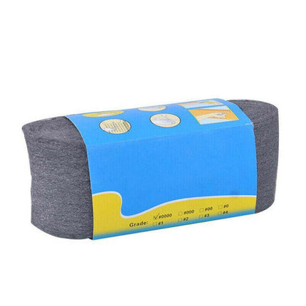 1/2/3/5Pcs Grade 0000 Steel Wire Wool 3.2M For Polishing Cleaning - Aimall