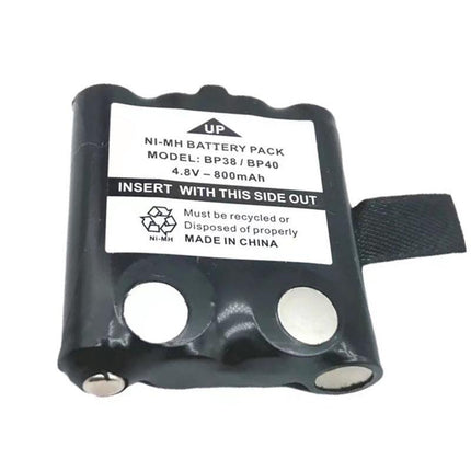 2 X Rechargeable Battery For Uniden Bp38 Bp40 Uhf Handheld Radio Black Au Stock - Aimall
