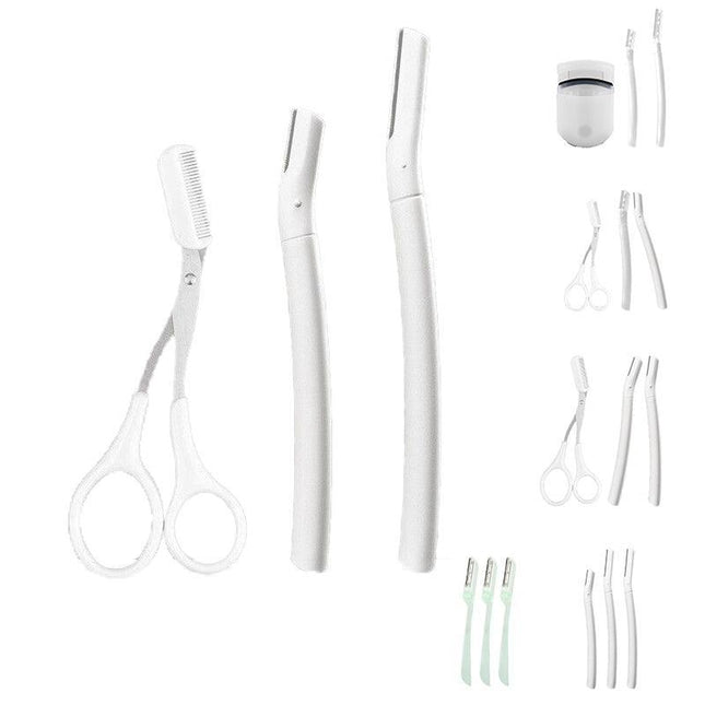 3PCS Eyebrow Razor Set Pro Trimmer Women's Sharper Facial Blade Hair Shaving AU - Aimall