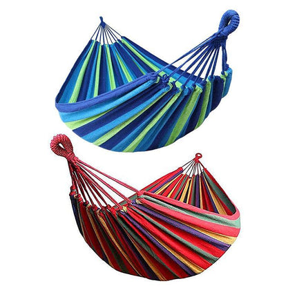Outdoor Double Hammock Bed Swinging Camping Hanging Tree Strap Hook Mel Au - Aimall