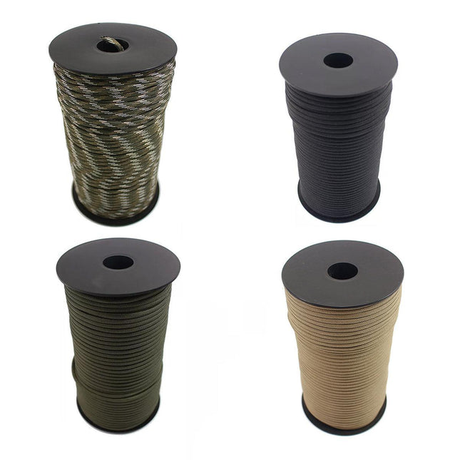 9 Strand Core Rope-100M 550 Paracord Parachute Cord Lanyard Mil Spec Type Iii