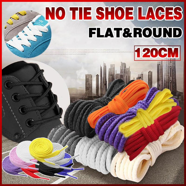 Shoelaces Colorful Coloured Flat Round Oval Bootlace Sneaker shoe laces AUStock - Aimall