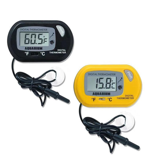 Aquarium Thermometer LCD Digital Aquarium Fish Tank Water Temperature Marine - Aimall
