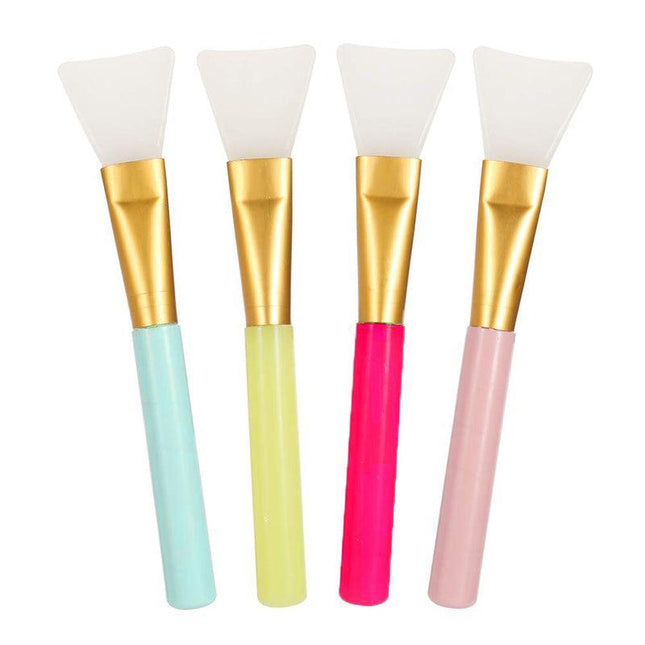 4X Pack Facial Mask Silicone Brush Applicator Face Mask Tool Soft Cosmetic Tool - Aimall