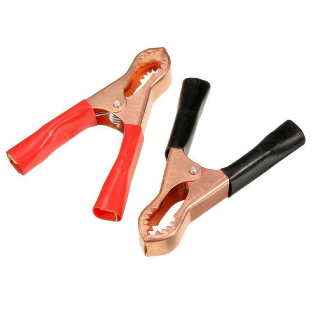 2/4/6Pairs Car Battery Tongs Cable Alligator Electrical Measured Clip Clamp Tool - Aimall