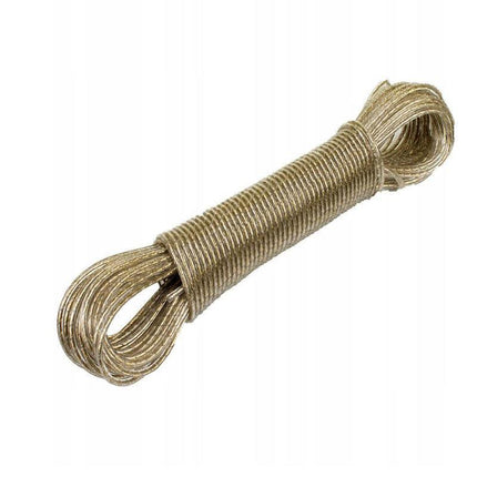 Clothes Line Cord Replacement Uv Steel Wire Rope Pvc Coat 2.5Mm × 20M Clotheline - Aimall