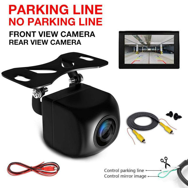 170° Car Rear View Reverse Backup Parking Camera Hd Night Vision Waterproof Cmos - Aimall