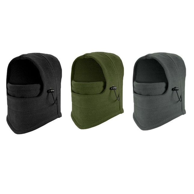 Thermal Fleece Balaclava Ski Snowboard Motorbike Face Mask Hood Hat Beanie Warm - Aimall