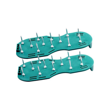 Garden Lawn Aerator Spike Spiked 1 Pair Shoes Triple Bulk Stramps Seeding Farm - Aimall