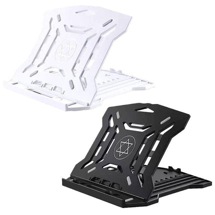 Ergonomic Adjustable Laptop Stand Portable Home Office Desk Riser Holder Tray Au - Aimall