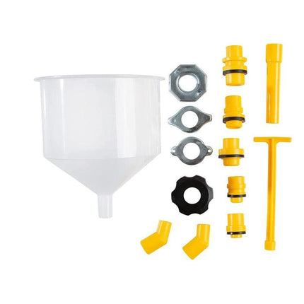 15X Spill Proof Radiator Coolant Refilling Funnel Kit Car W/t Universal Adaptor - Aimall