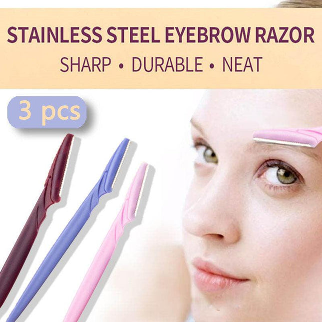 Eyebrow Razor Trimmer Shaver Facial Blade Shave Shaper Hair Remover Women Eye AU - Aimall