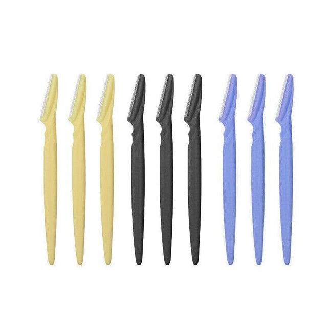 3PCS Facial Eyebrow Razor Trimmer Shaper Shaver Blade Knife Hair Remover Inkle - Aimall