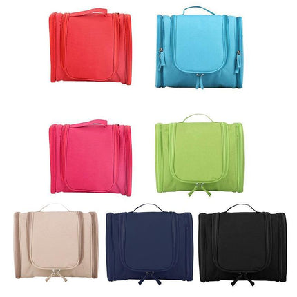 Makeup Bag Travel Cosmetic Toiletry Case Hanging Storage Large Bag Organizer Au - Aimall