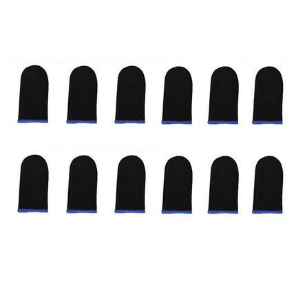 12Pcs Gaming Finger Sleeve Mobile Screen Game Controller Sweatproof Gloves Au - Aimall