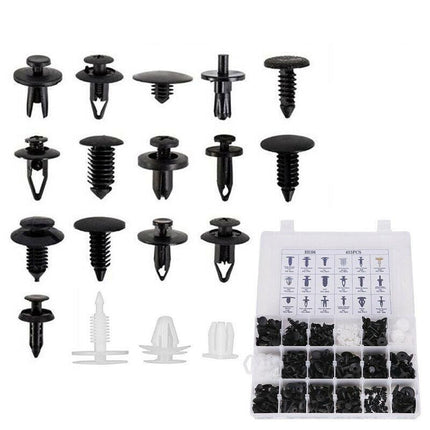 415Pcs Car Body Push Retainer Pin Rivet Trim Plastic Clips Panel Moulding Kit Au - Aimall