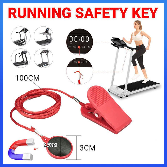 Treadmill Safety Safe Key Magnet Running Machine Magnetic Security Switch Lock - Aimall