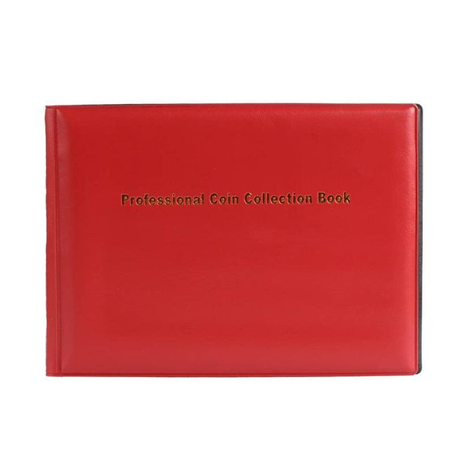 240 Coins Holder Collection Storage Collecting Penny Pocket Album Book Red Aus - Aimall