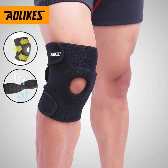 Aolikes Elastic Adjustable Knee Brace Fastener Patella Support Gym Relief Strap - Aimall