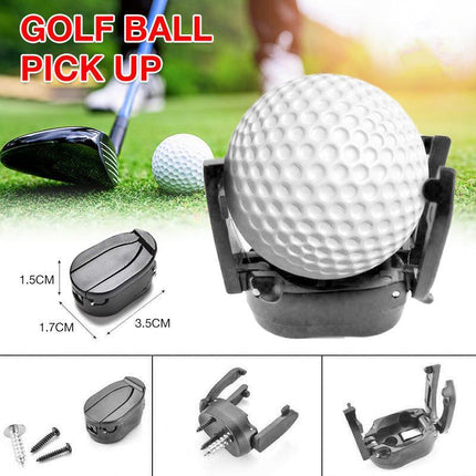 U Golf Ball Pick Up Tool Retriever Putt Retriever Back Saver For Putter Grip New - Aimall
