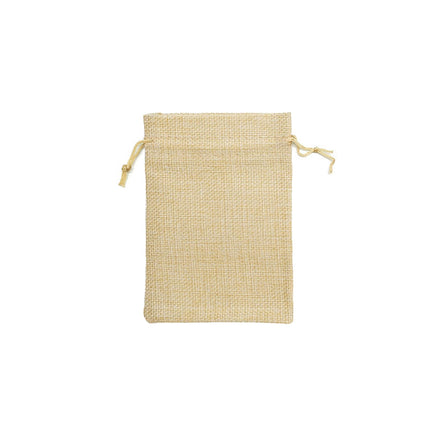 50 Pack Natural Jute Burlap Drawstring Bags Soap Jewellery Gift Storage Pouches