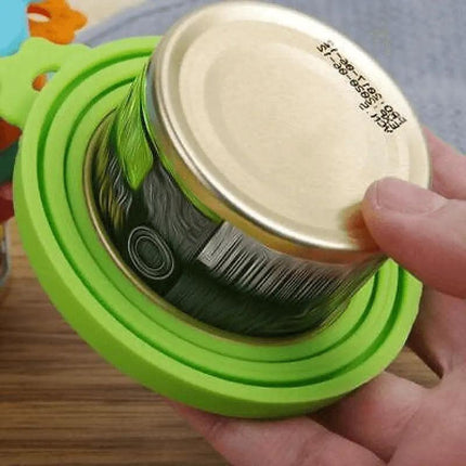 1/2/3x Pet Food Can Cover Lid Dog Cat Pet Tin Silicone Reusable Storage Cap Top - Aimall