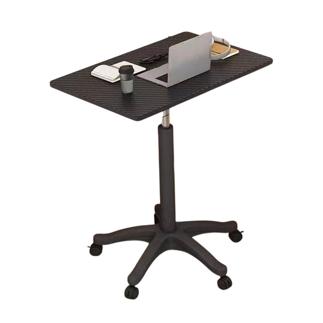 Mobile Height Adjustable Table with Wheels for Home Office Work Space Saving