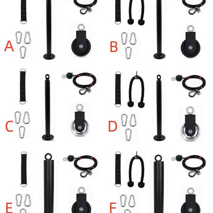 Home Fitness Equipment Pull Down Training Set Tricep Workout Accessories Gym