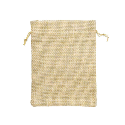 50 Pack Natural Jute Burlap Drawstring Bags Soap Jewellery Gift Storage Pouches