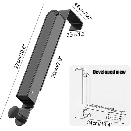 Folding Behind the Door Hook Hanger Clothes Hat Hanger Wall Mounted Organizer