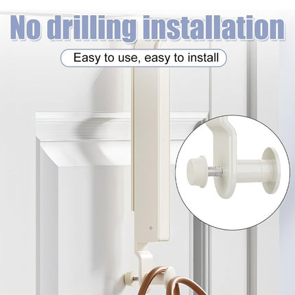 Folding Behind the Door Hook Hanger Clothes Hat Hanger Wall Mounted Organizer