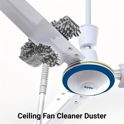 Duster Cleaning Brush Flexible Bendable Handle Soft Dust Cleaner Ceiling Fan