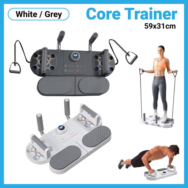 3 in 1 Intelligent Plank Training Board Push Up Bar Chest Core Training Home Gym