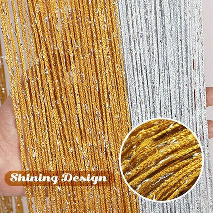Polyester String Door Curtain Divider for Bedroom Living Room Wedding Decoration
