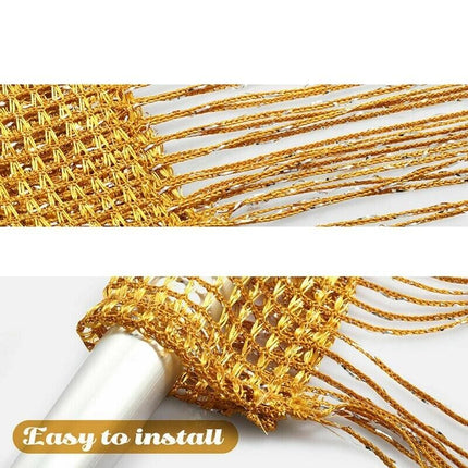 Polyester String Door Curtain Divider for Bedroom Living Room Wedding Decoration