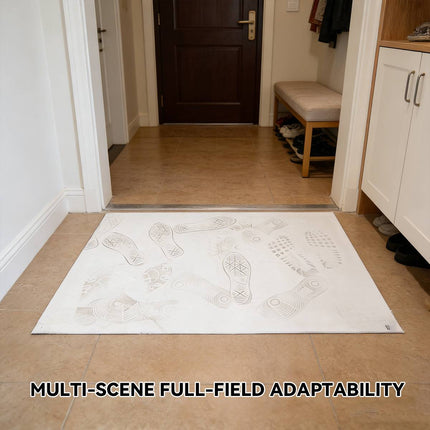 Sticky Dust Floor Mats 10 Pack 115 x 65cm White Peel Sheets