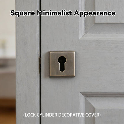 Square Lock Cylinder Decorative Cover 3 Colours